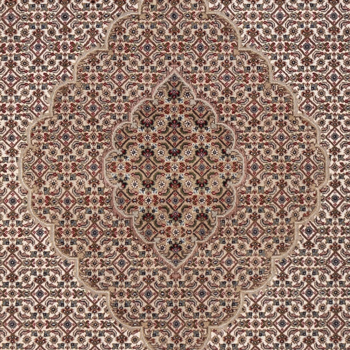 Orientalsk tæppe - Tabriz - 304 x 249 cm - mørk beige