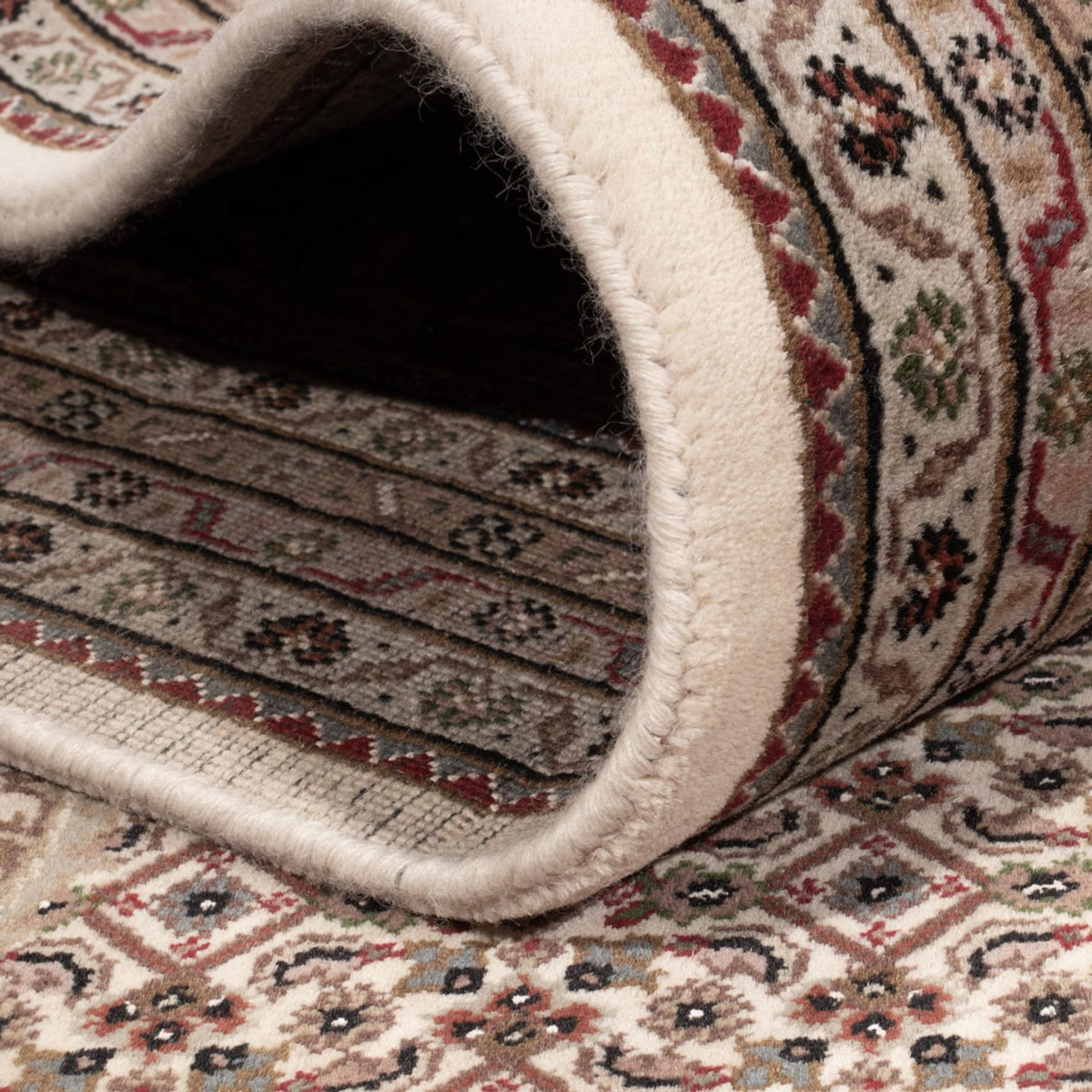 Orientalsk tæppe - Tabriz - 304 x 249 cm - mørk beige