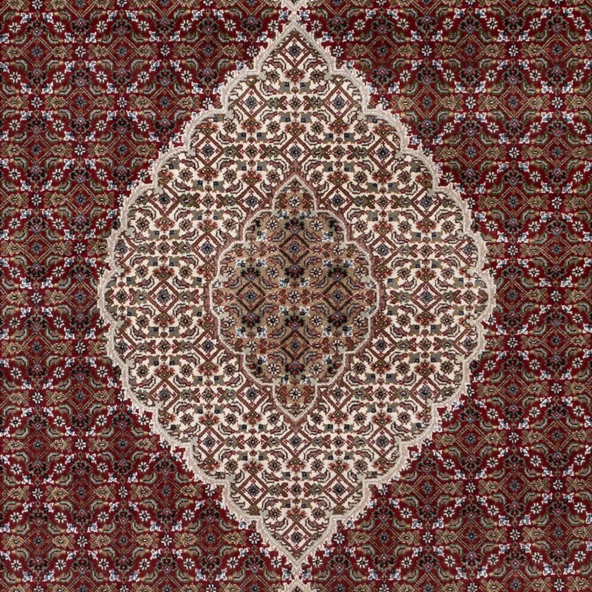 Orientalsk tæppe - Tabriz - 275 x 185 cm - mørk beige