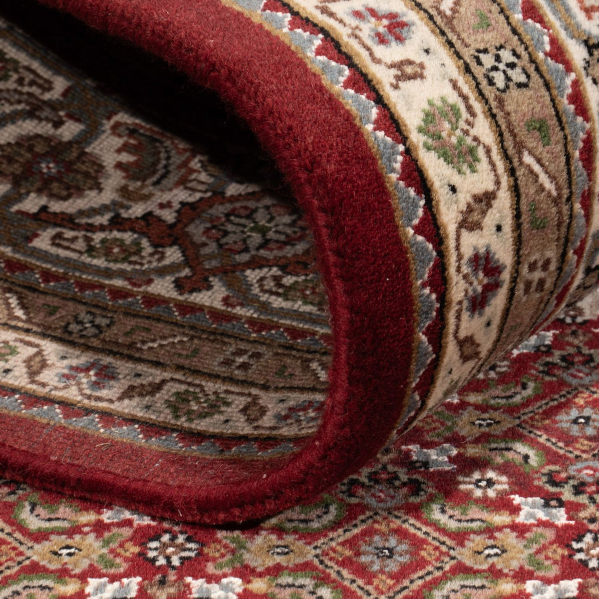 Orientalsk tæppe - Tabriz - 275 x 185 cm - mørk beige