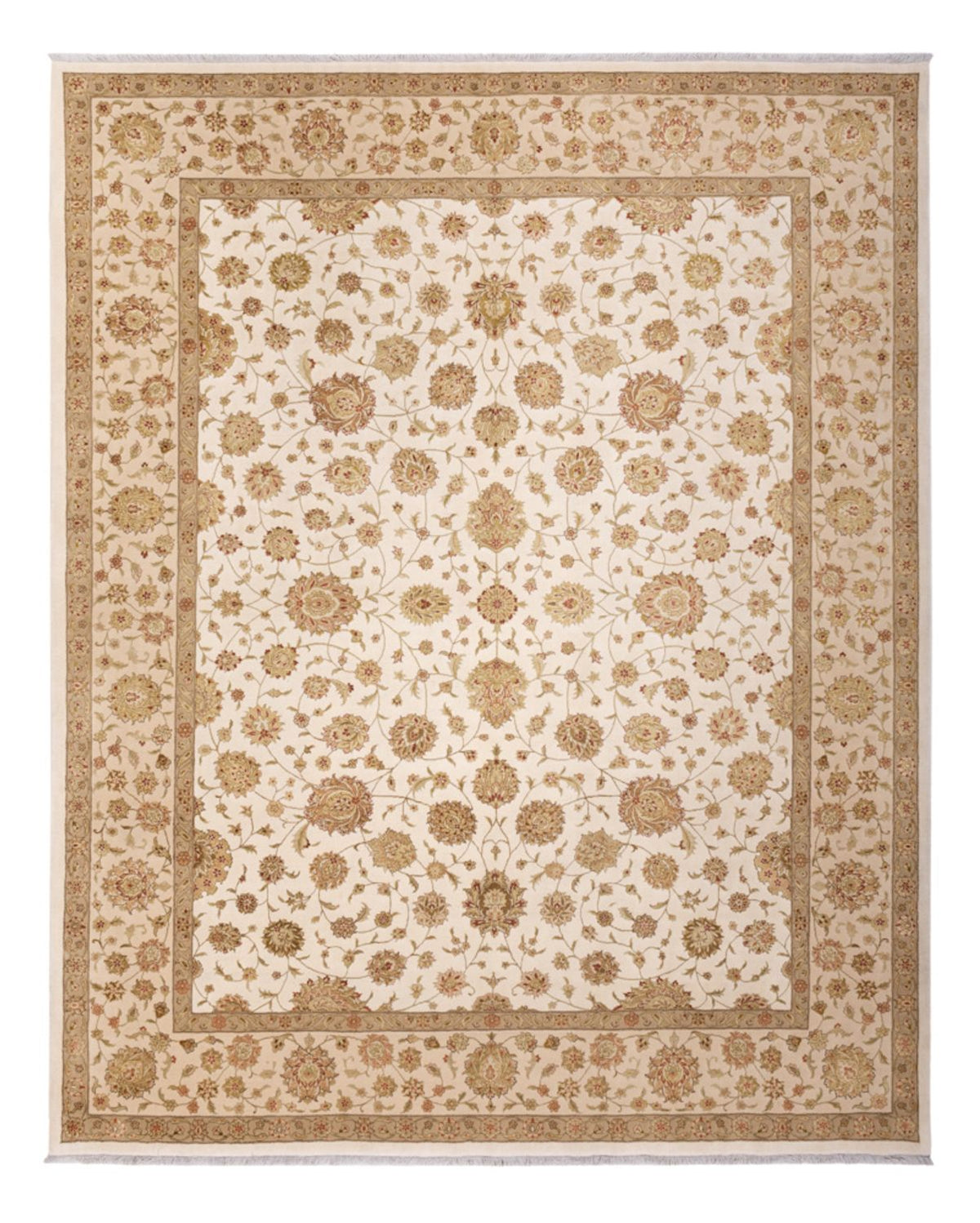 Orientalsk tæppe - Tabriz - 305 x 244 cm - beige