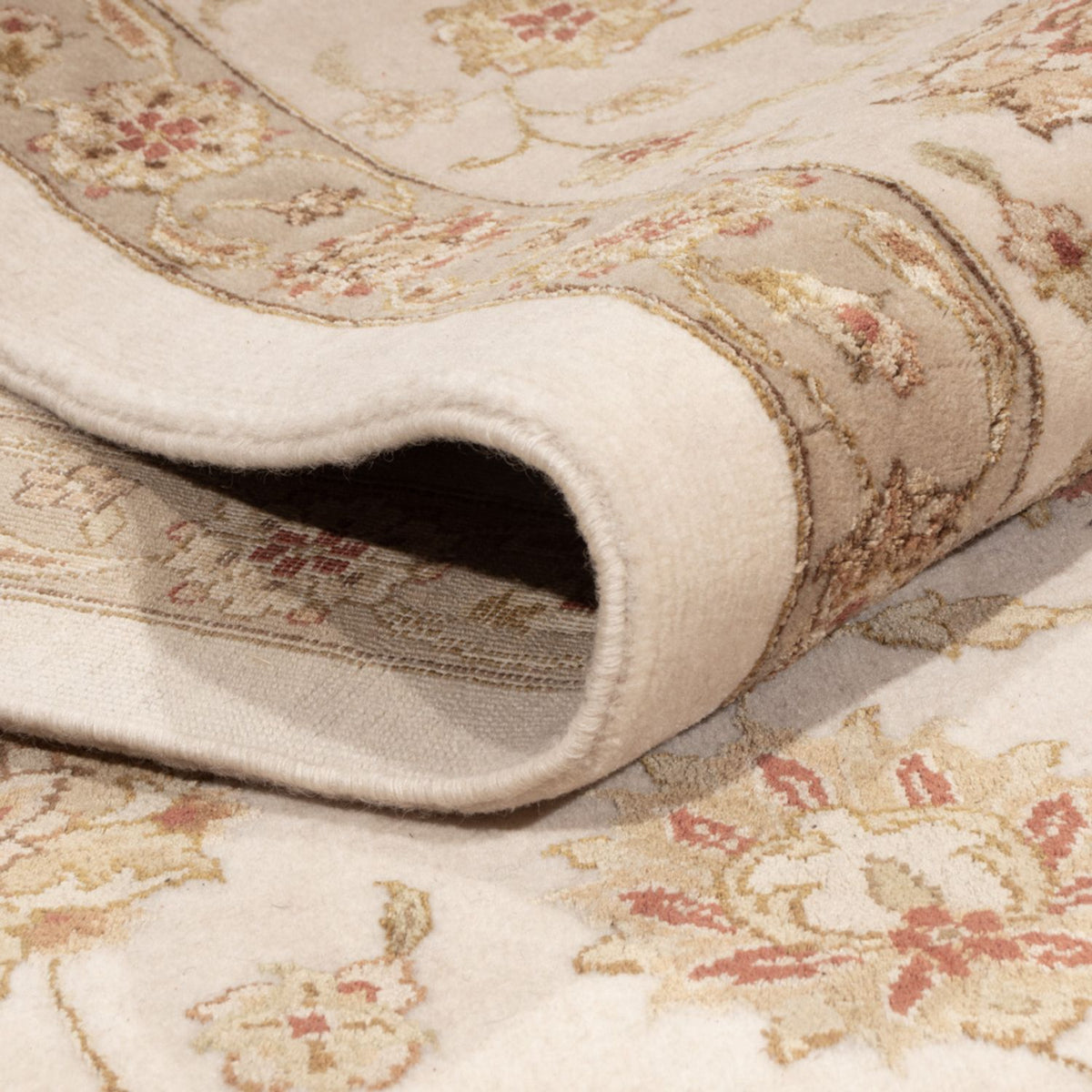 Orientalsk tæppe - Tabriz - 305 x 244 cm - beige