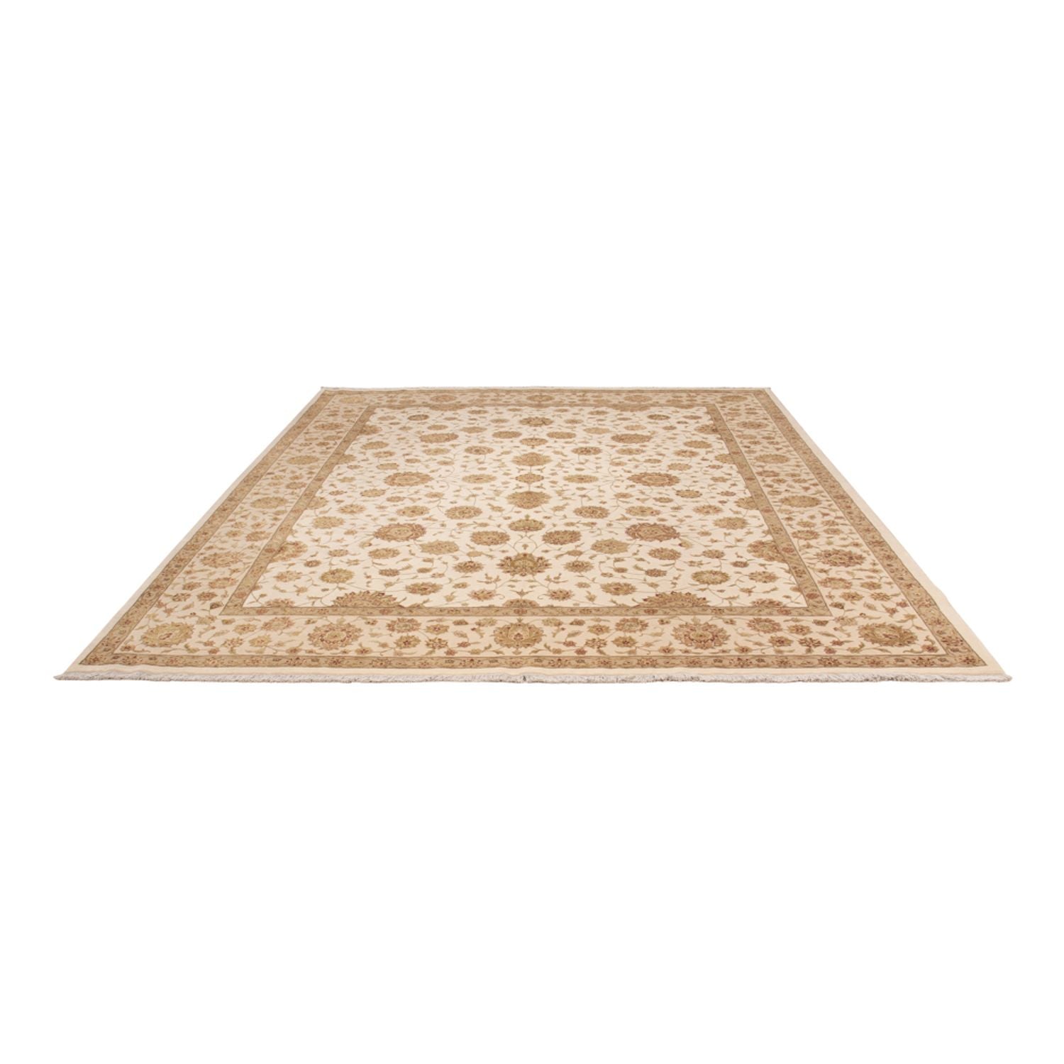 Orientalsk tæppe - Tabriz - 305 x 244 cm - beige