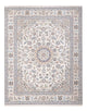 Orientalsk tæppe - Nain - Indus - 303 x 241 cm - hvid