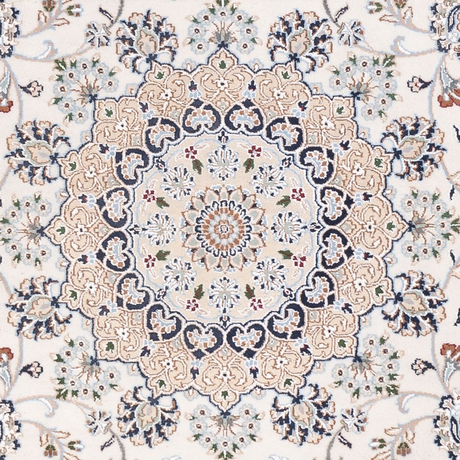 Orientalsk tæppe - Nain - Indus - 303 x 241 cm - hvid