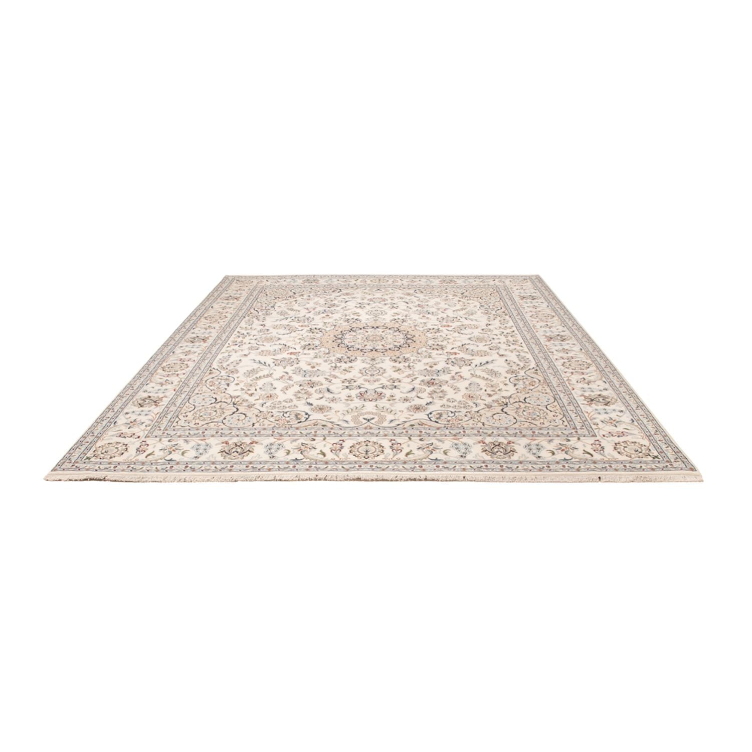 Orientalsk tæppe - Nain - Indus - 303 x 241 cm - hvid