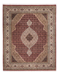 Orientalsk tæppe - Tabriz - 255 x 198 cm - mørk beige
