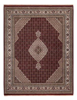Orientalsk tæppe - Tabriz - 257 x 202 cm - mørk beige
