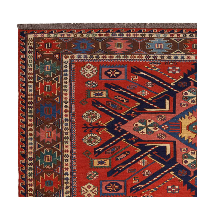 Kelim-tæppe - orientalsk - Soumak - 282 x 198 cm - rød