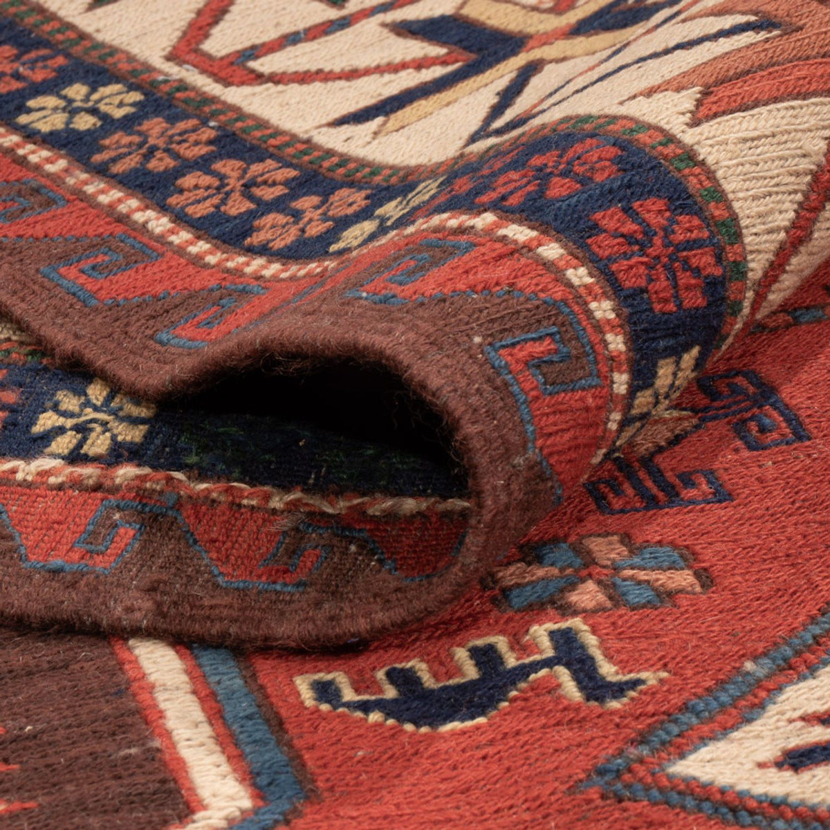 Kelim-tæppe - orientalsk - Soumak - 282 x 198 cm - rød