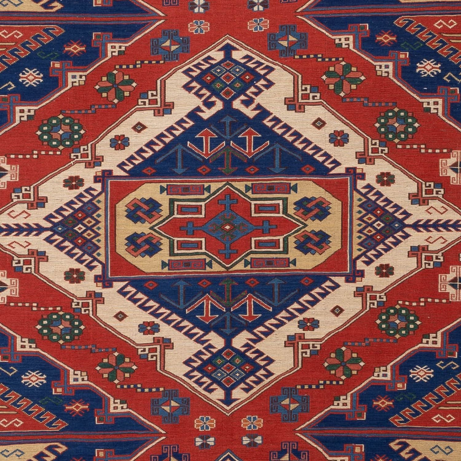 Kelim-tæppe - orientalsk - Soumak - 320 x 212 cm - rød
