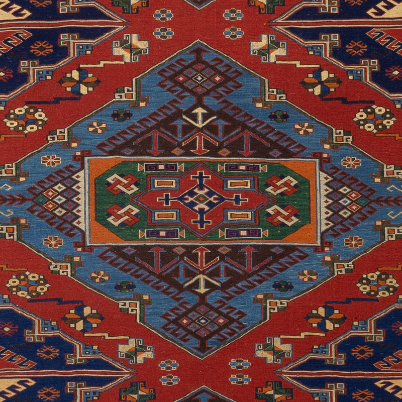 Kelim-tæppe - orientalsk - Soumak - 281 x 203 cm - rød