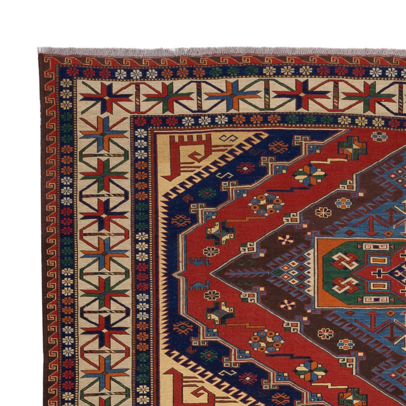 Kelim-tæppe - orientalsk - Soumak - 281 x 203 cm - rød
