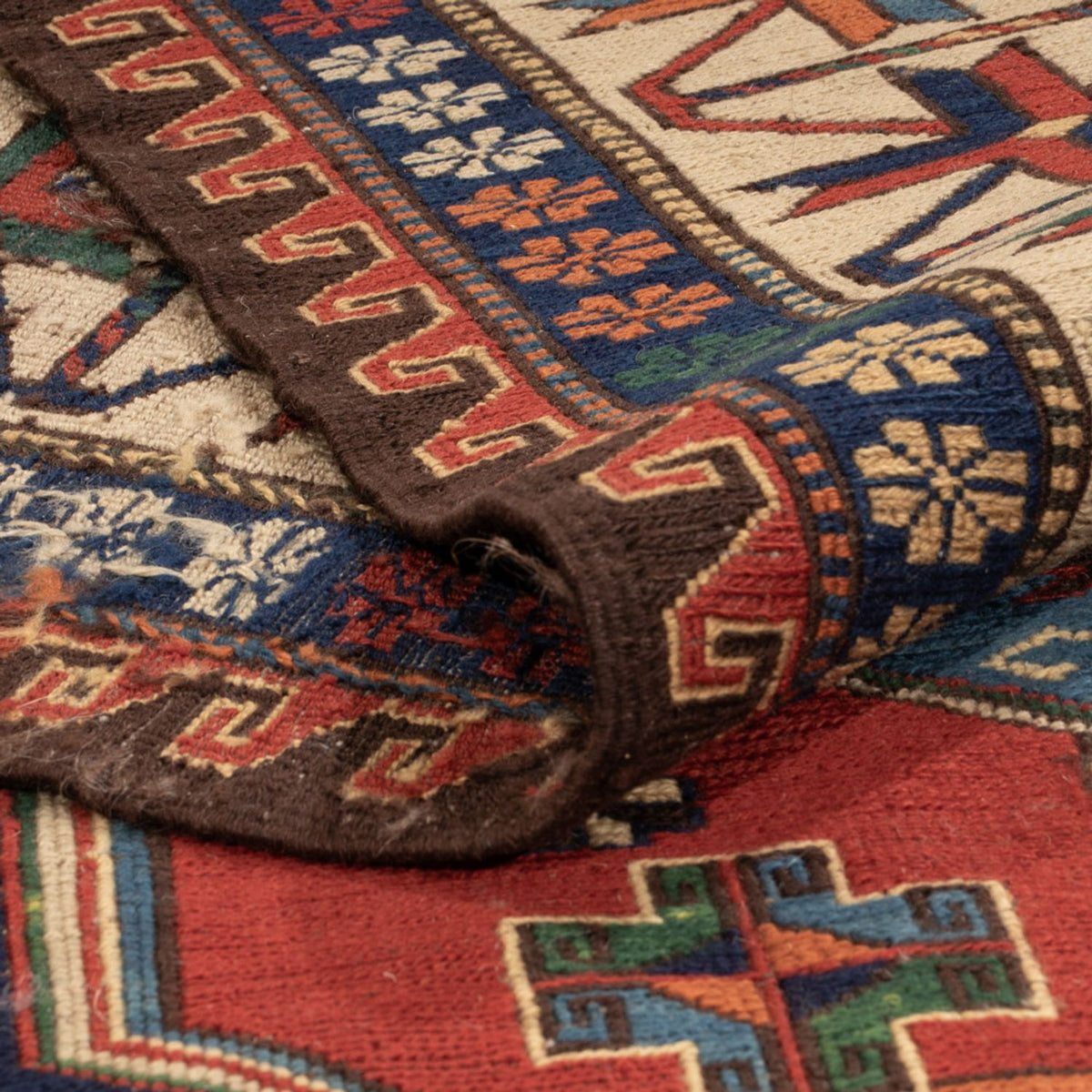 Kelim-tæppe - orientalsk - Soumak - 281 x 203 cm - rød