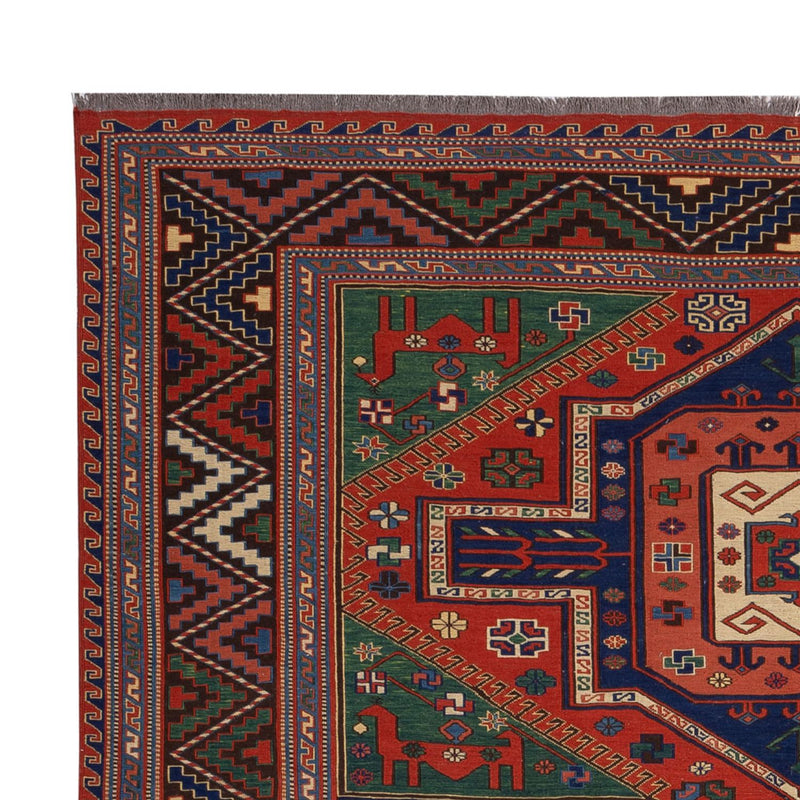 Kelim-tæppe - orientalsk - Soumak - 276 x 205 cm - rød