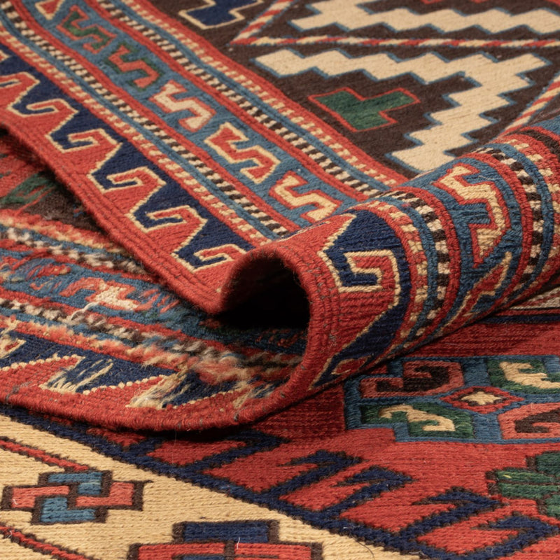 Kelim-tæppe - orientalsk - Soumak - 276 x 205 cm - rød