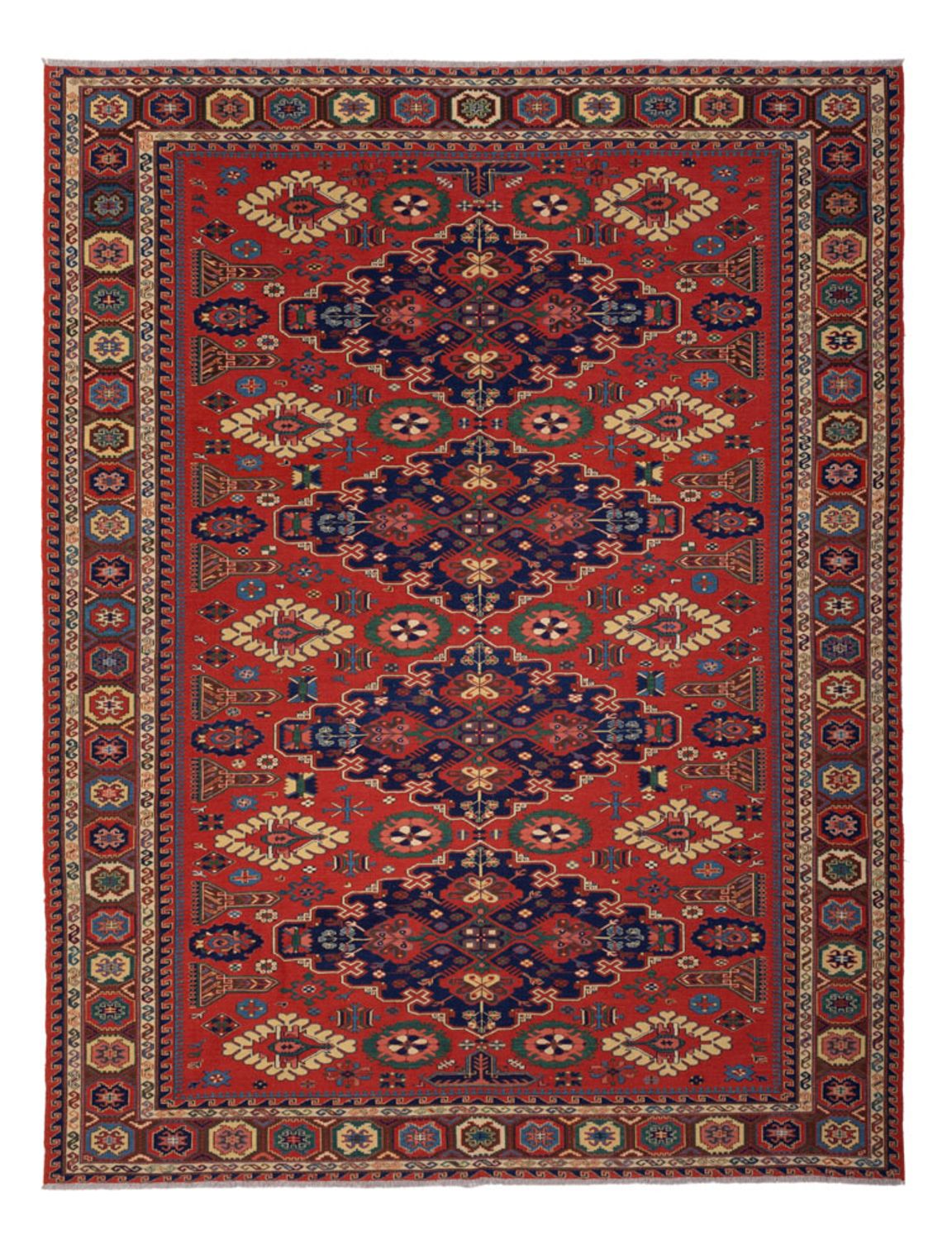 Kelim-tæppe - orientalsk - Soumak - 318 x 241 cm - rød