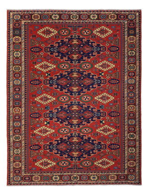 Kelim-tæppe - orientalsk - Soumak - 318 x 241 cm - rød