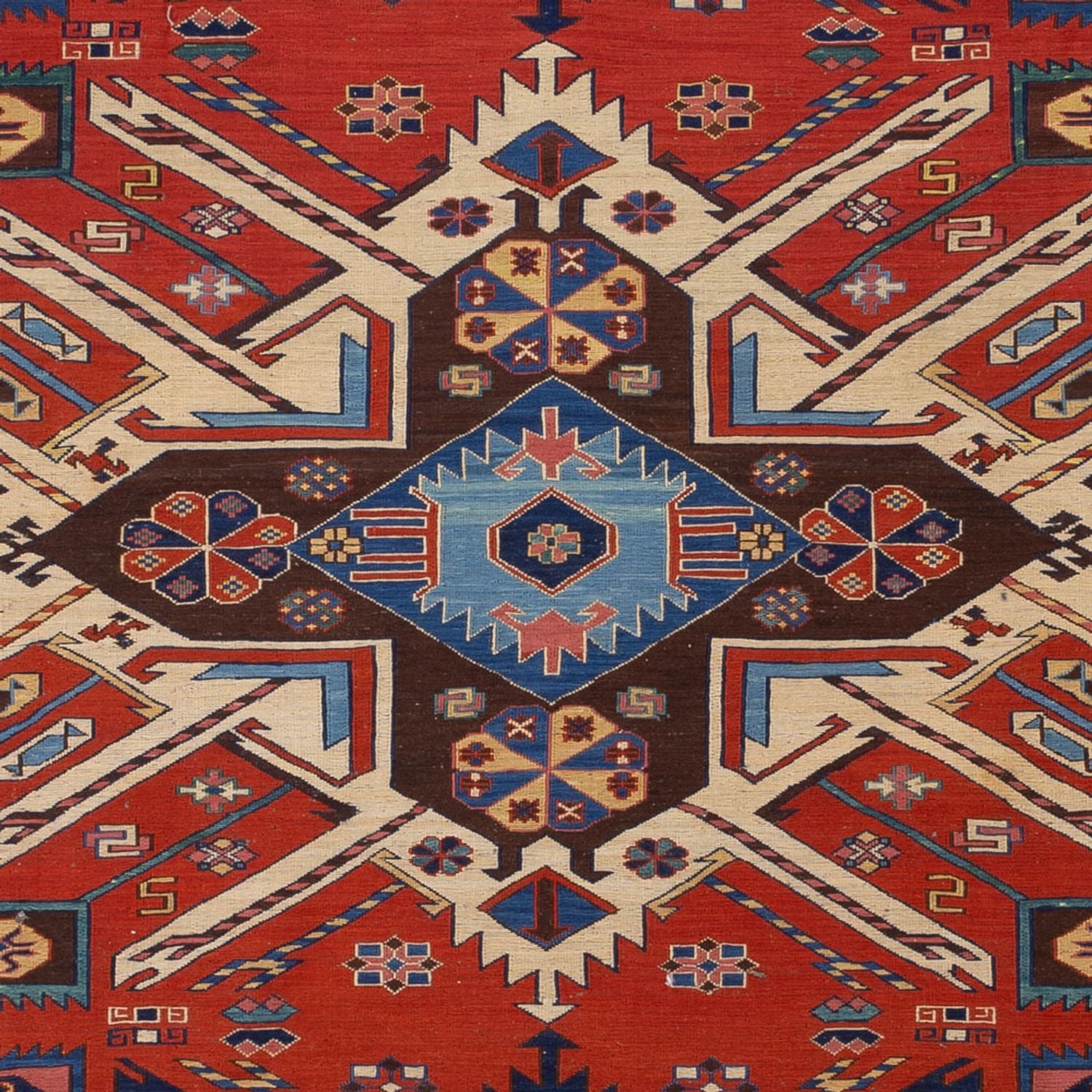 Kelim-tæppe - orientalsk - Soumak - 292 x 218 cm - rød