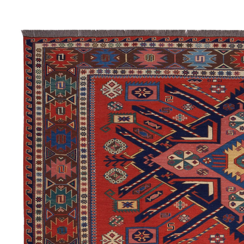 Kelim-tæppe - orientalsk - Soumak - 292 x 218 cm - rød