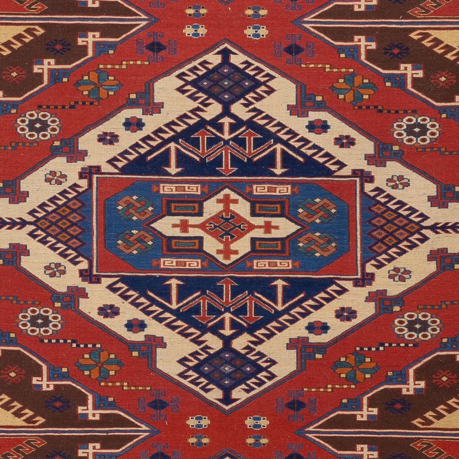 Kelim-tæppe - orientalsk - Soumak - 282 x 204 cm - rød