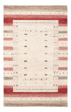 Indo Loribaft Tæppe 102x155cm - Uldtæppe - Rektangulær / Beige / 102 x 155 cm Rektangulær