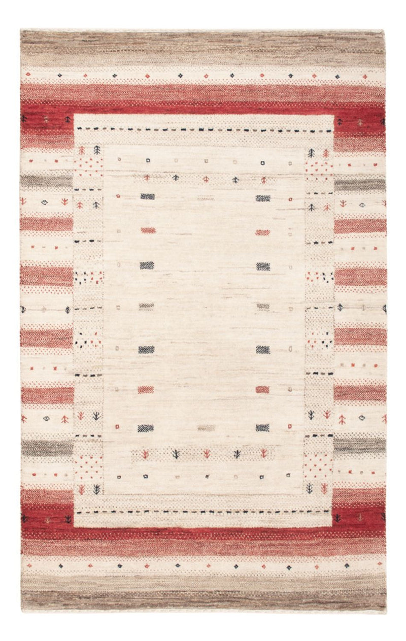 Gabbeh-tæppe - Loribaft Indus - 155 x 102 cm - beige