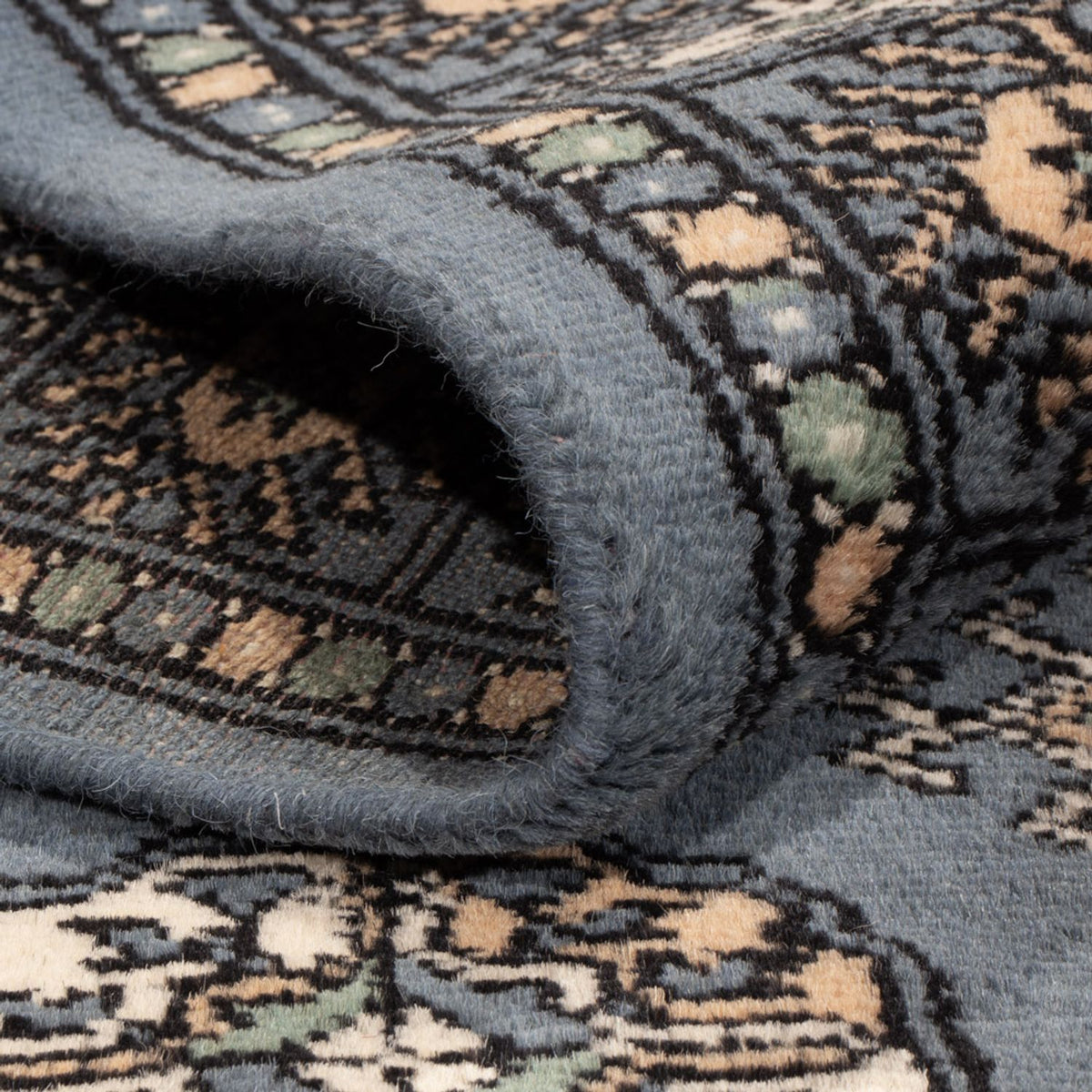 Pakistan Tæppe - 160 x 96 cm - lyseblå