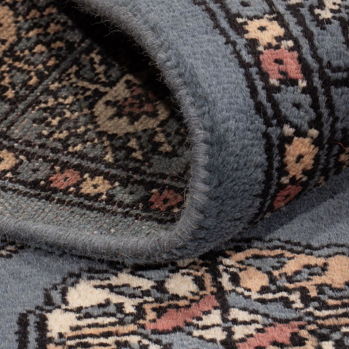 Pakistan Tæppe - 152 x 93 cm - lyseblå