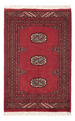 Pakistan Tæppe - 90 x 61 cm - rød