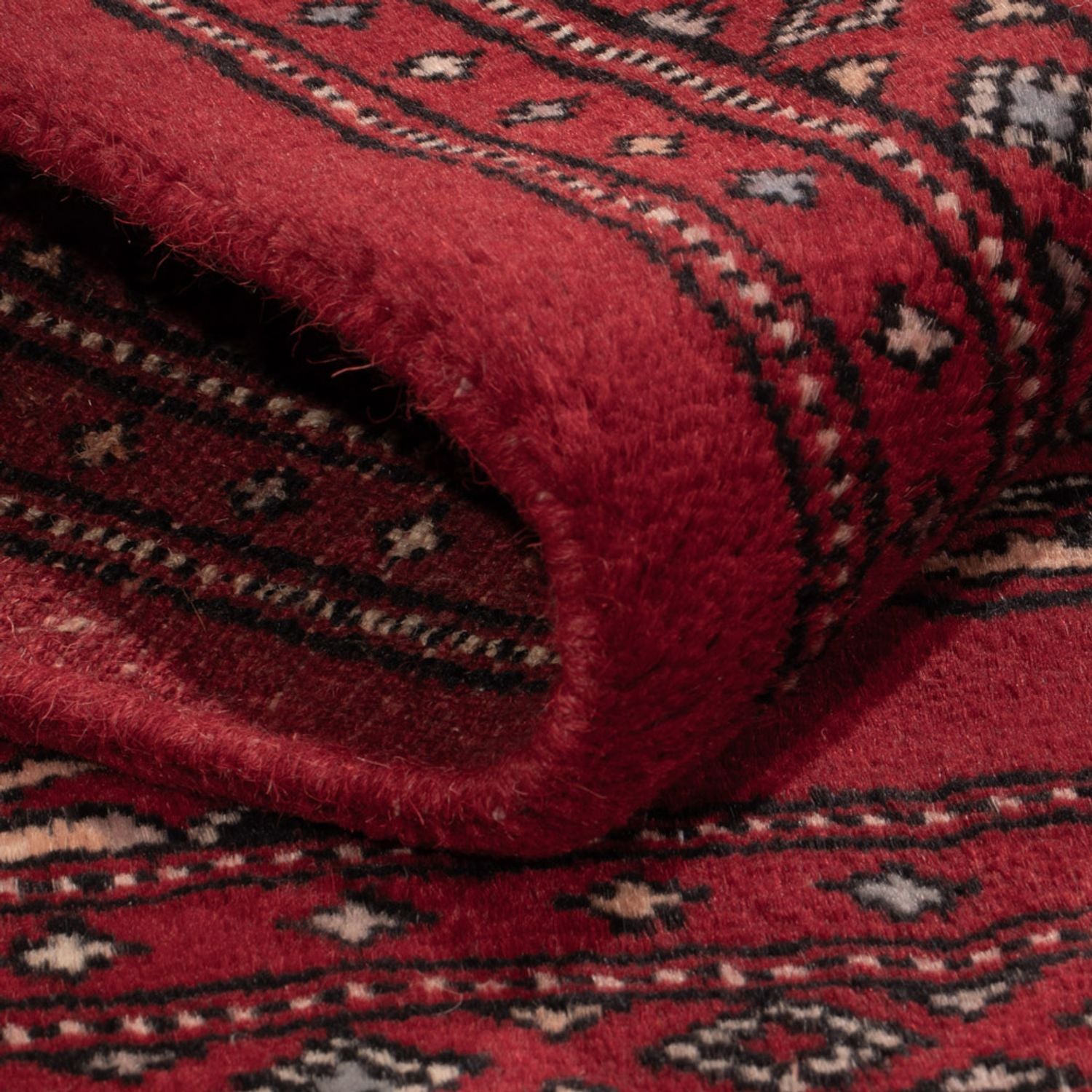 Pakistan Tæppe - 89 x 63 cm - rød