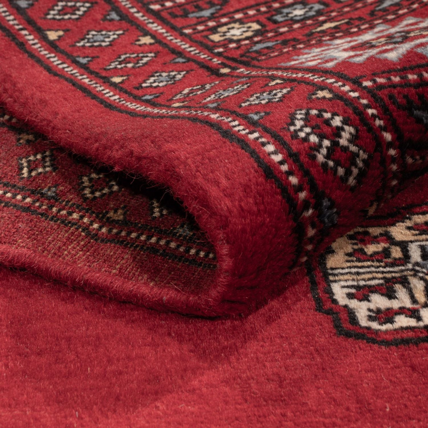 Pakistan Tæppe - 132 x 89 cm - rød