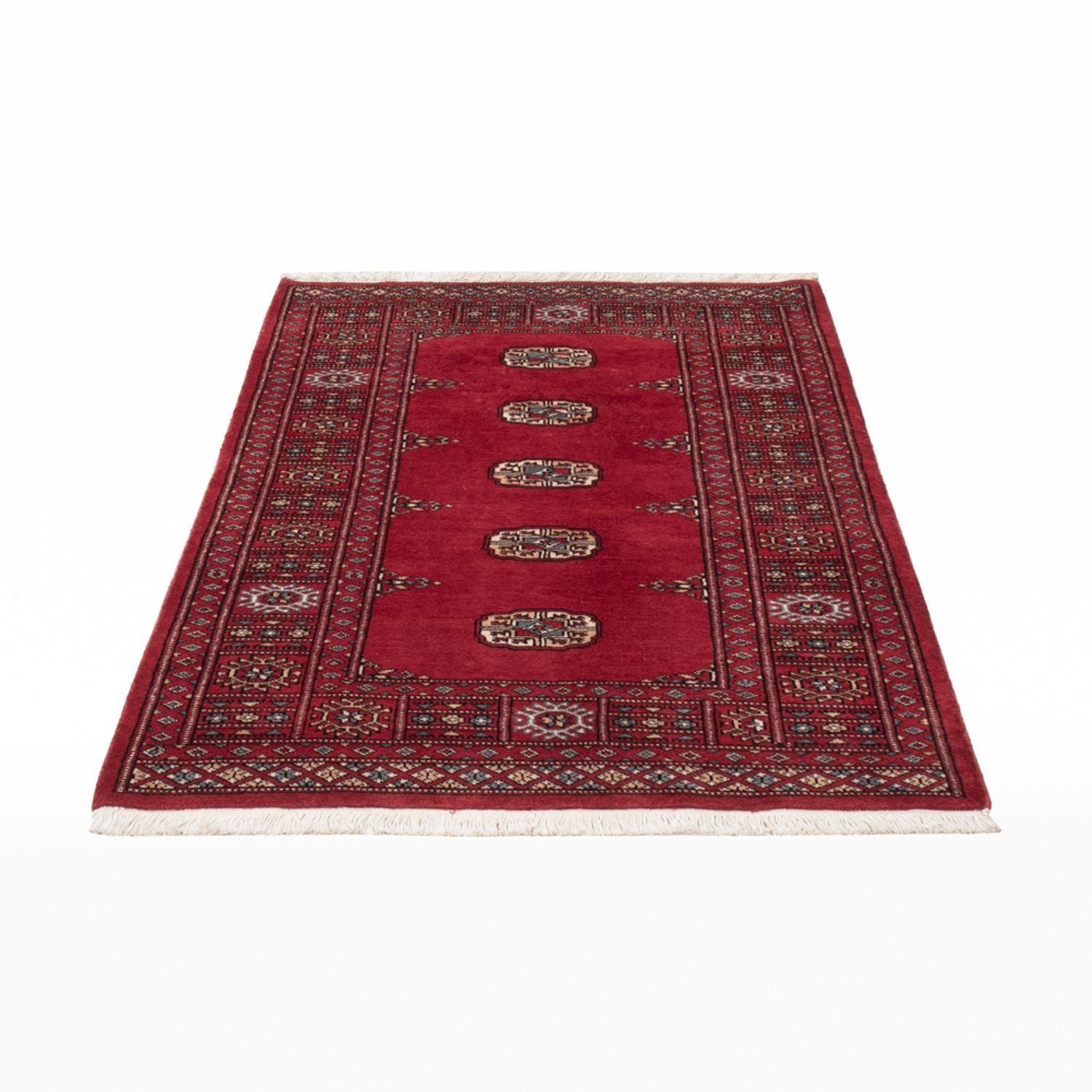 Pakistan Tæppe - 132 x 89 cm - rød