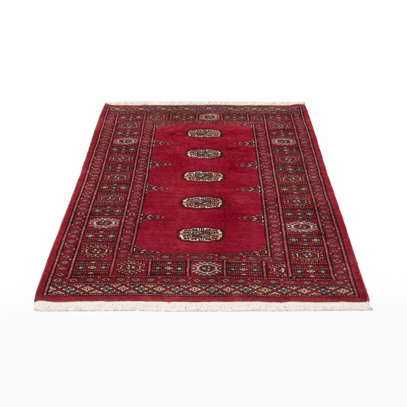 Pakistan Tæppe - 132 x 89 cm - rød