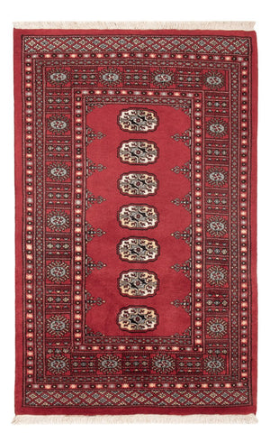 Pakistan Tæppe - 150 x 93 cm - rød