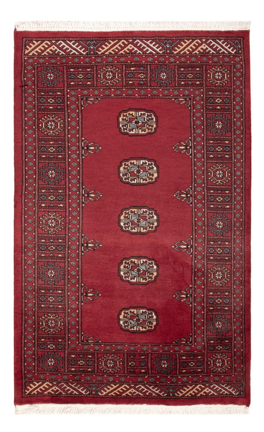 Pakistan Tæppe - 141 x 93 cm - rød