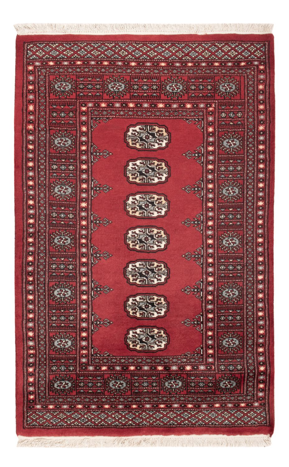 Pakistan Tæppe - 144 x 93 cm - rød