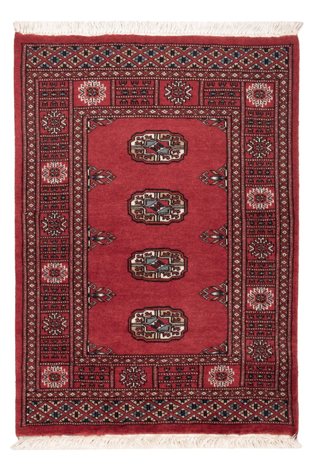 Pakistan Tæppe - 103 x 75 cm - rød