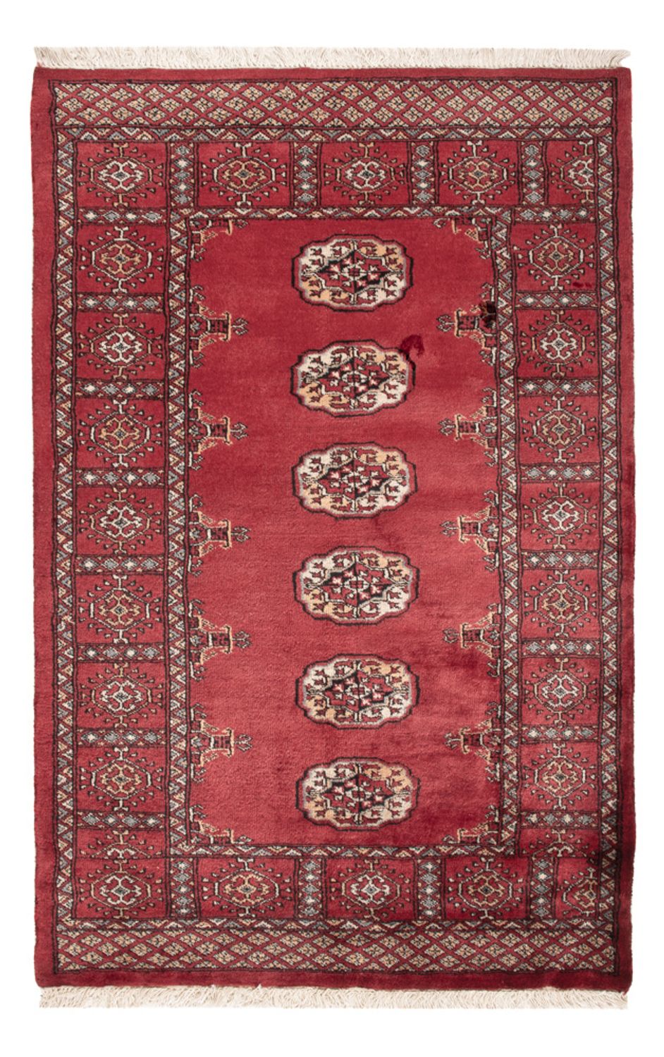 Pakistan Tæppe - 145 x 94 cm - rød