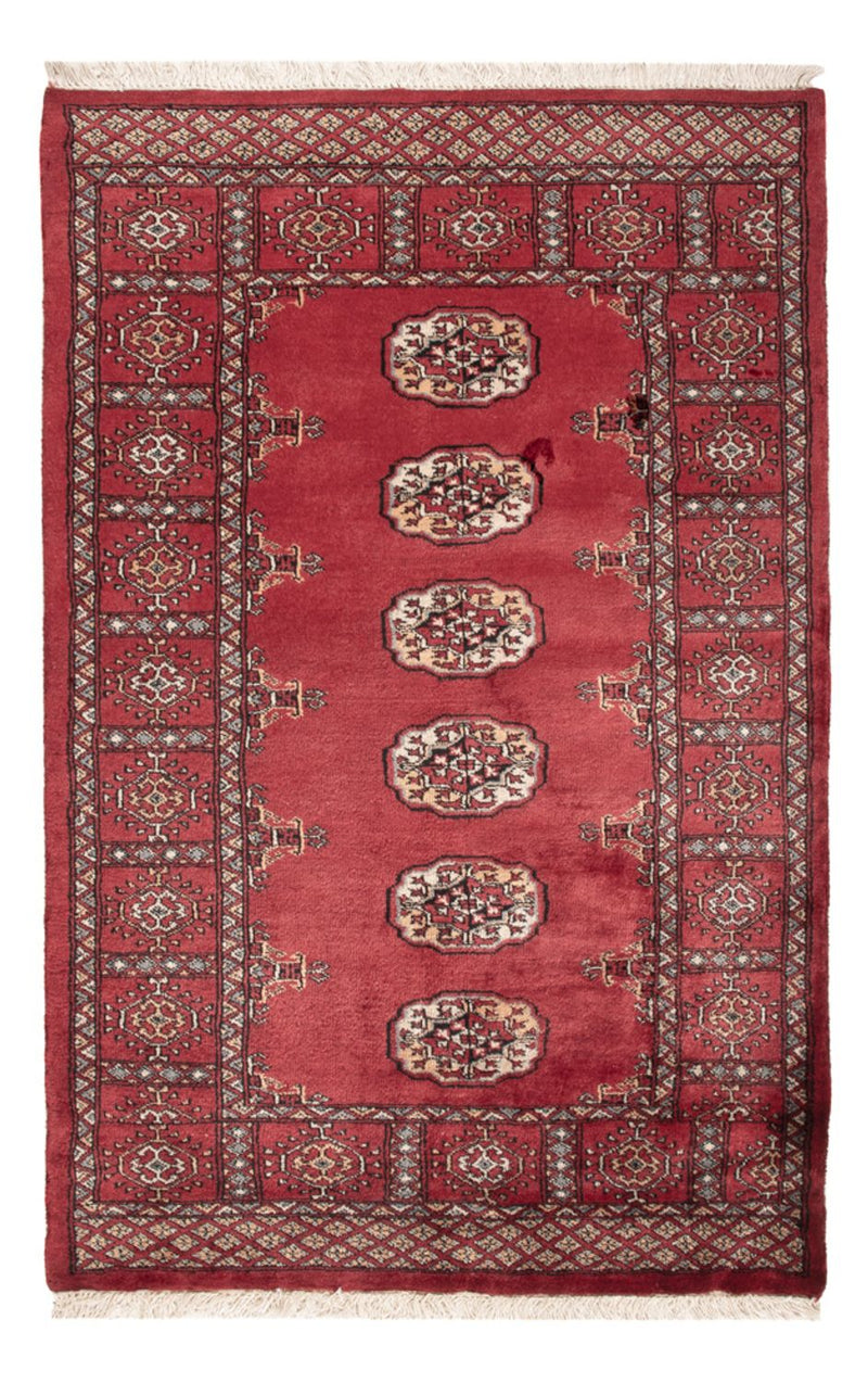 Pakistan Tæppe - 145 x 94 cm - rød