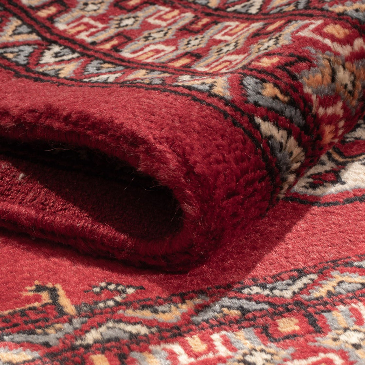 Pakistan Tæppe - 129 x 83 cm - rød