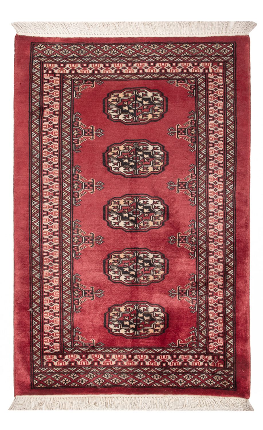 Pakistan Tæppe - 120 x 80 cm - rød