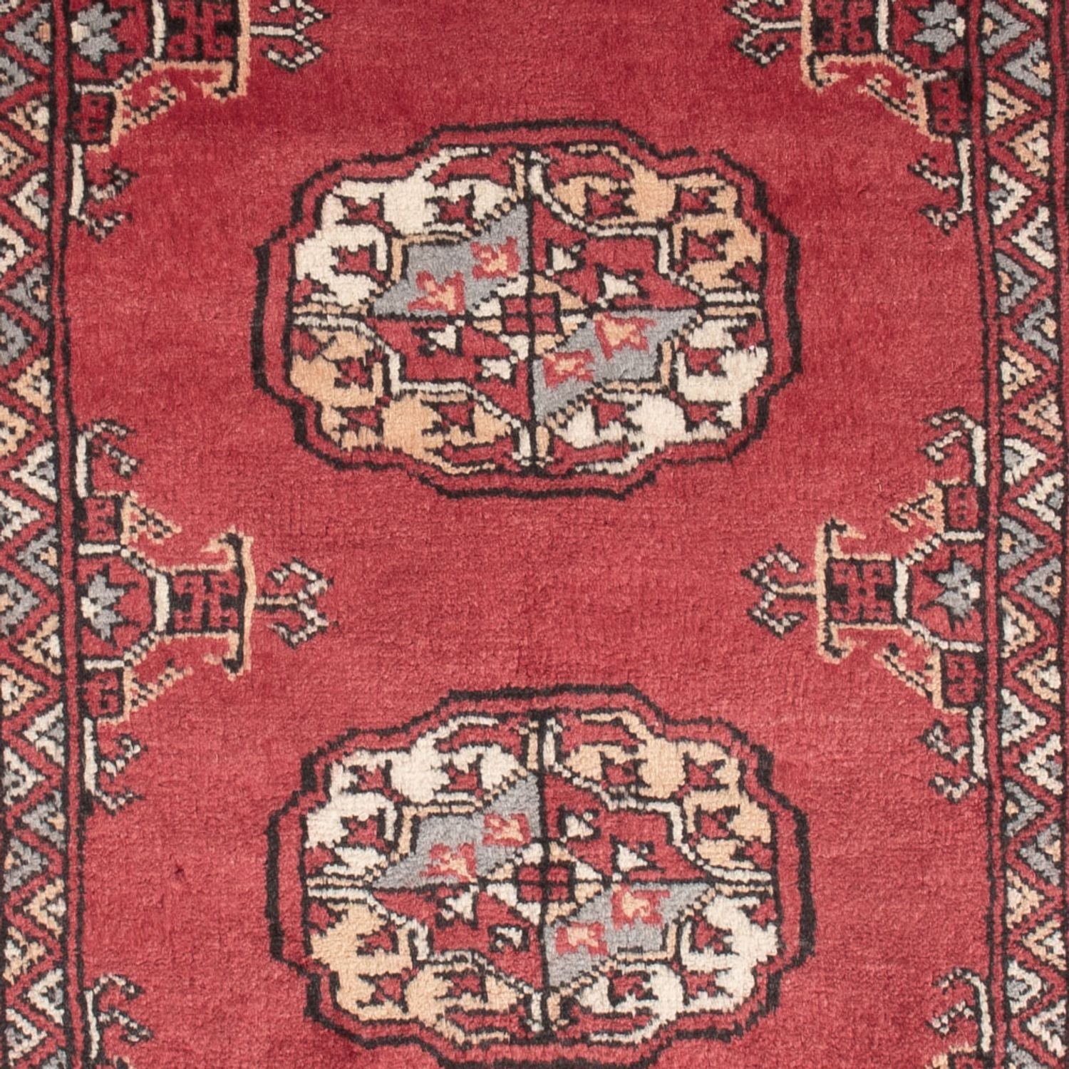 Pakistan Tæppe - 124 x 78 cm - rød