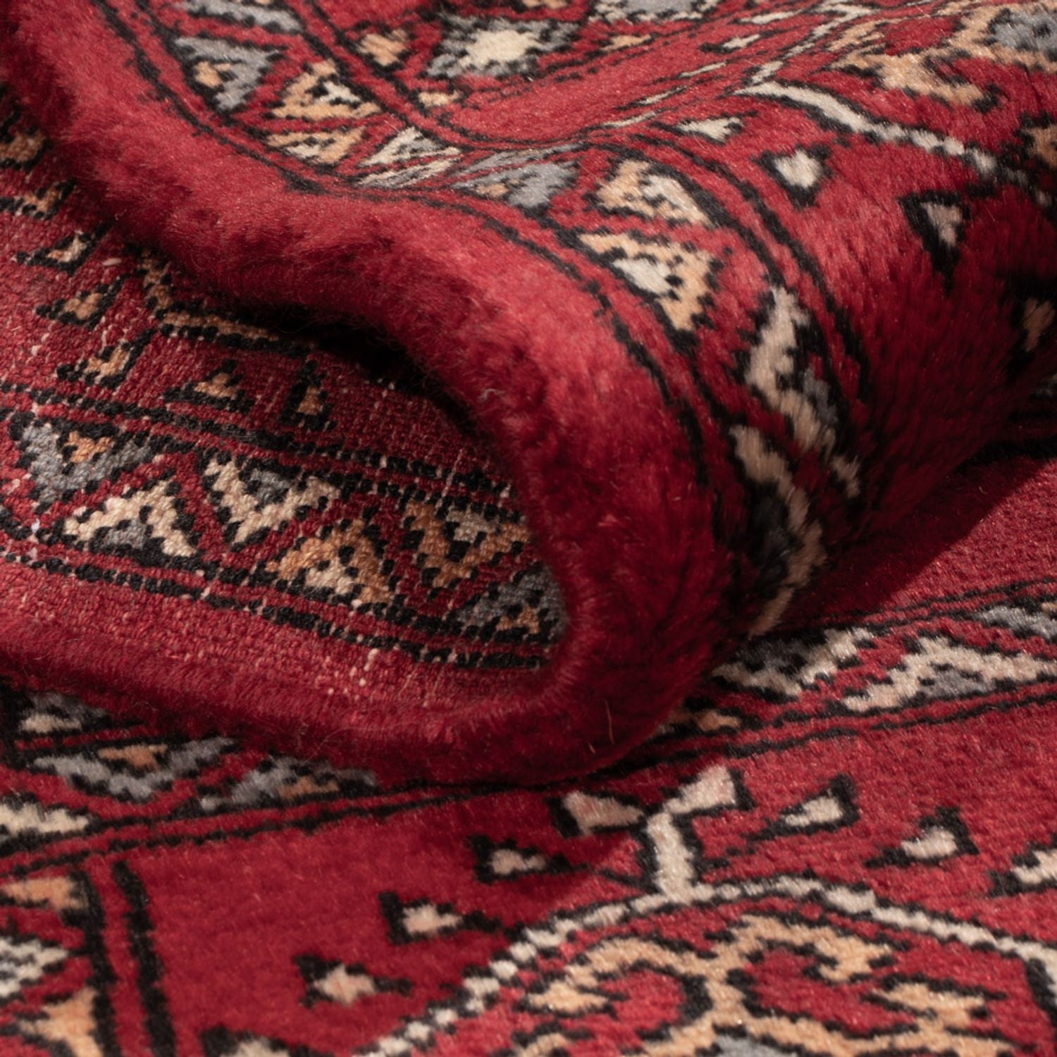 Pakistan Tæppe - 124 x 78 cm - rød