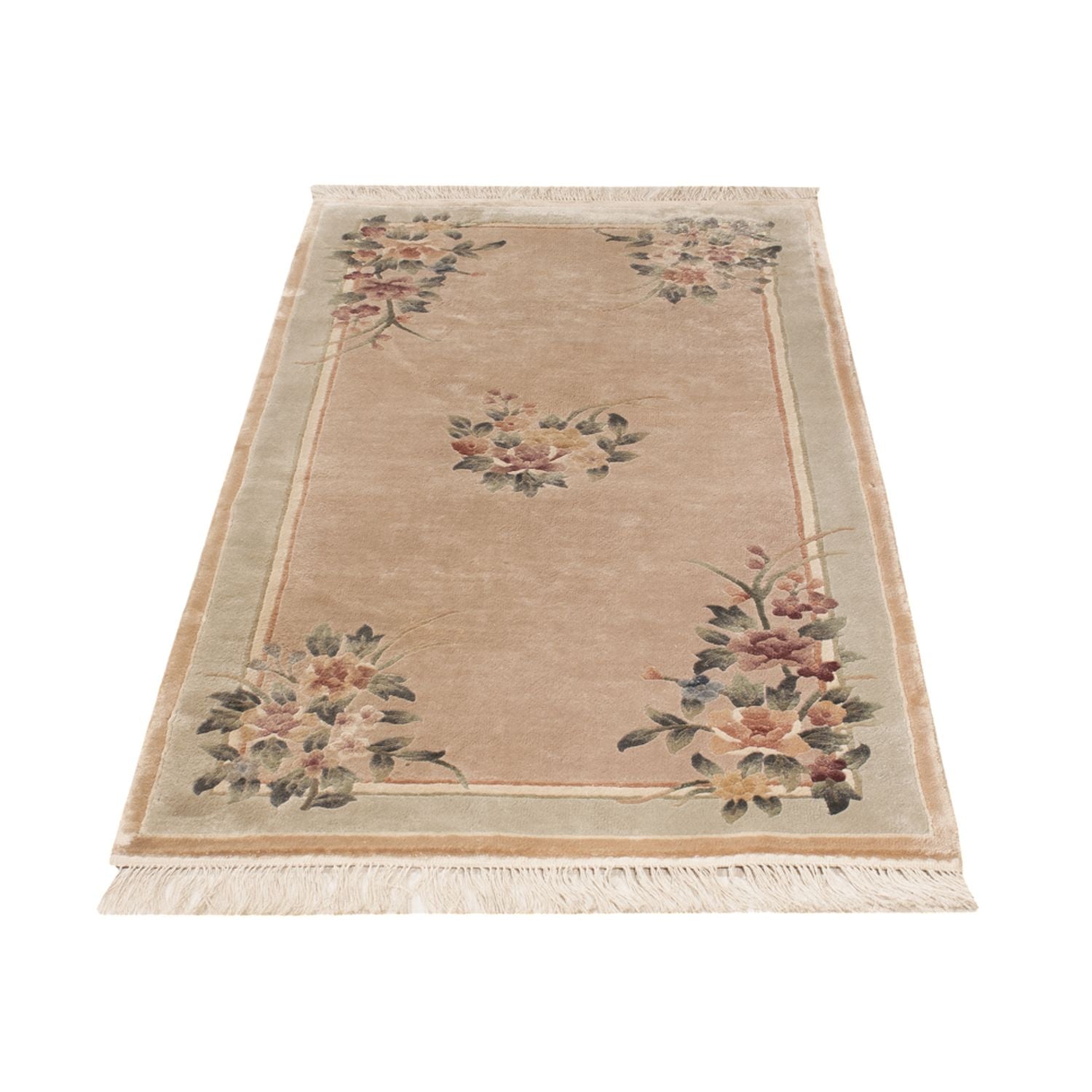 Silketæppe - China Silk - 135 x 70 cm - beige