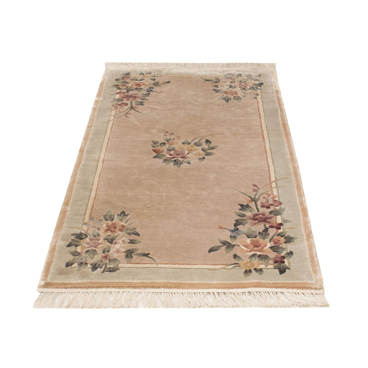 Silketæppe - China Silk - 135 x 70 cm - beige
