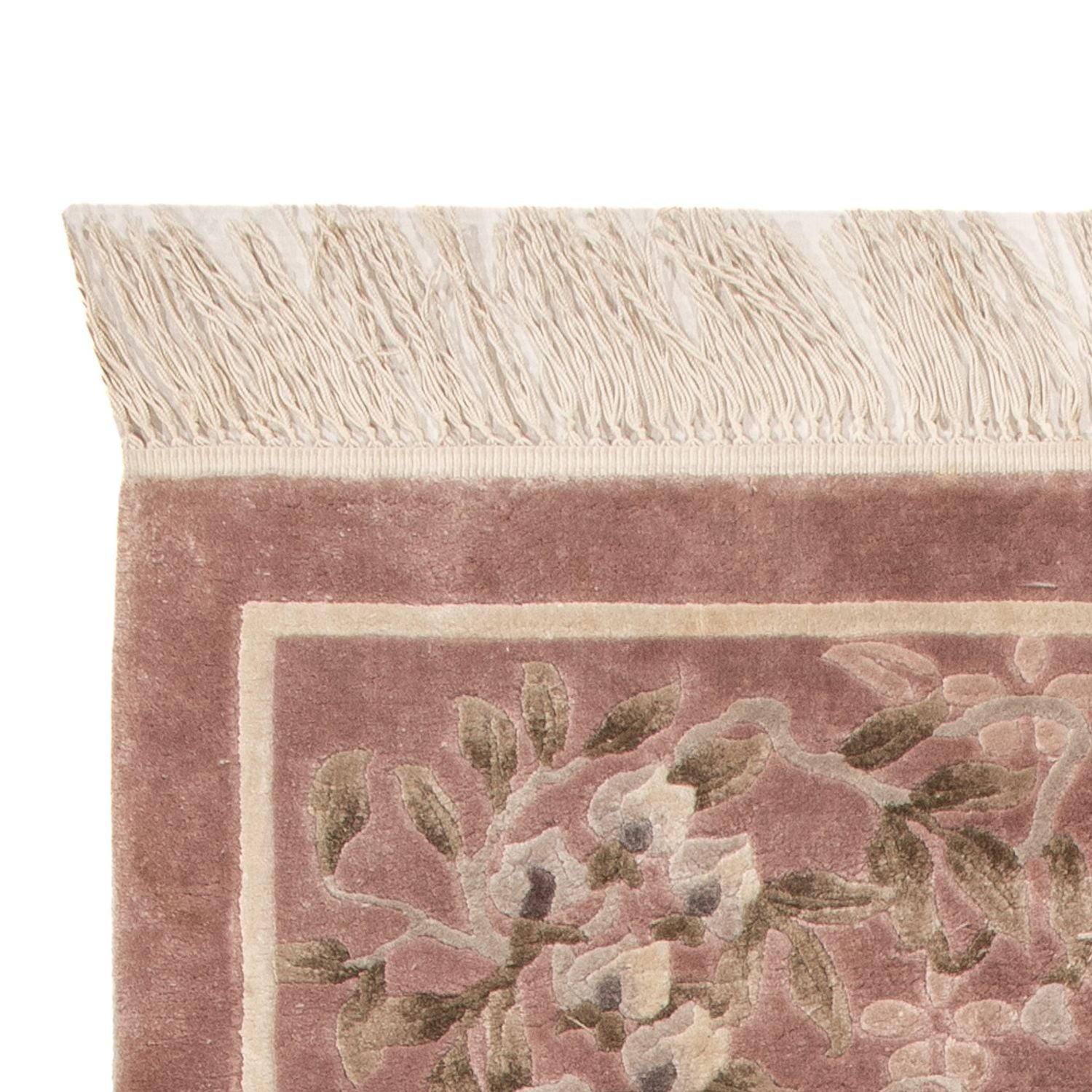 Silketæppe - China Silk - 123 x 62 cm - beige