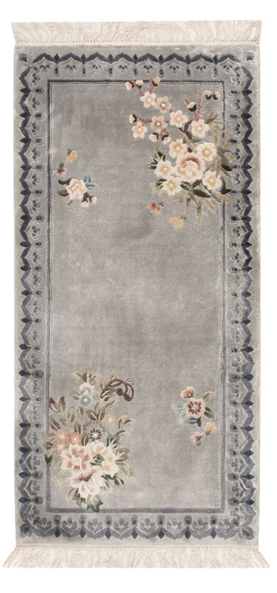 Kinesisk silke Tæppe 60x124cm - Orientalsk tæppe