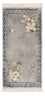 Silketæppe - China Silk - 124 x 60 cm - sølv