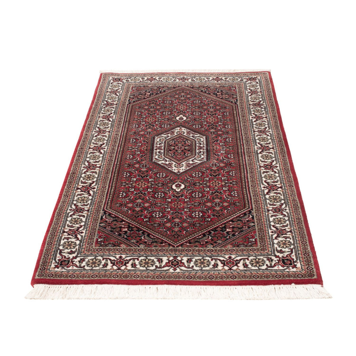 Orientalsk tæppe - Bijar - Indus - 141 x 73 cm - mørk beige